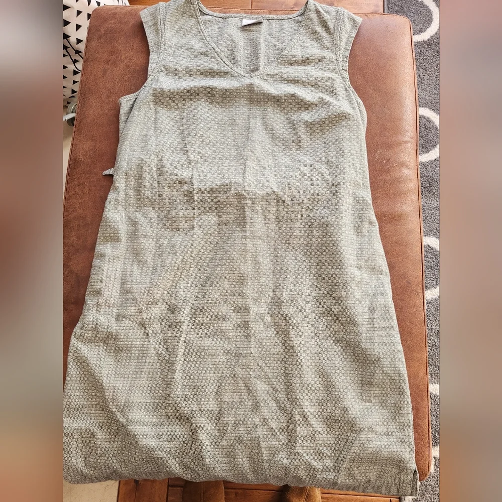 Columbia Green Midi Shift Dress With Pockets - Picture 1 of 7